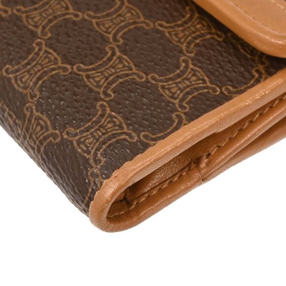 Celine Brown PVC Macadam Wallet - Picture 5 of 8